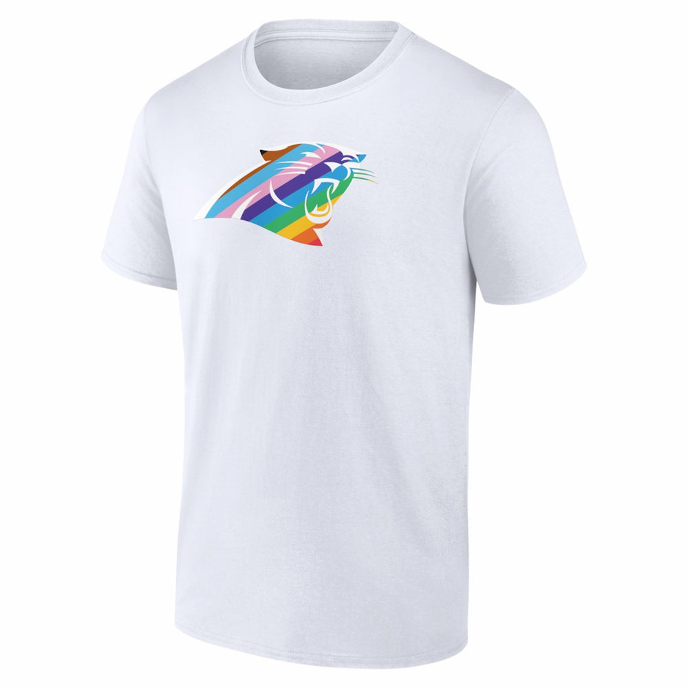 Carolina Panthers Logo Pride T-Shirt White - NFL