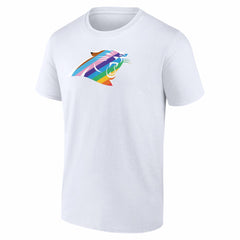 Carolina Panthers Logo Pride T-Shirt White - NFL