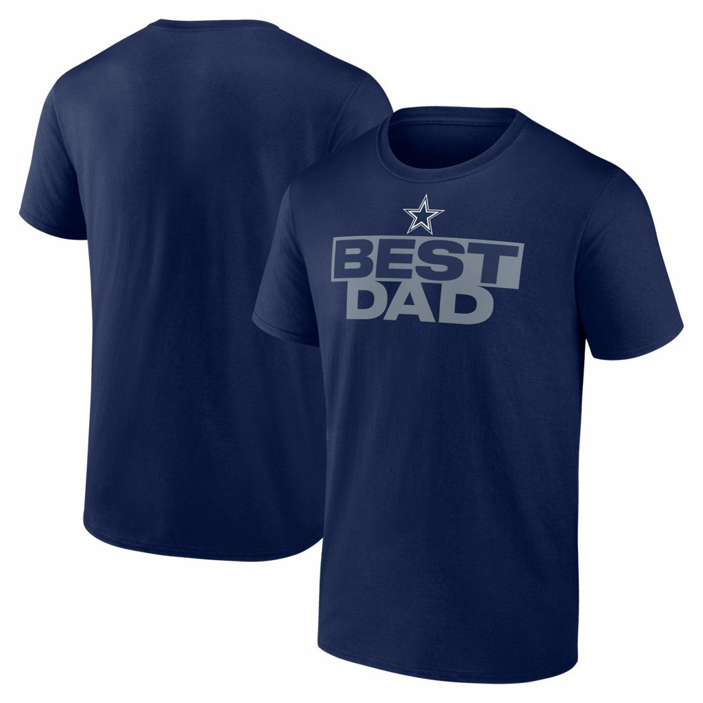 Dallas Cowboys Greatest Dad T-Shirt Navy - NFL