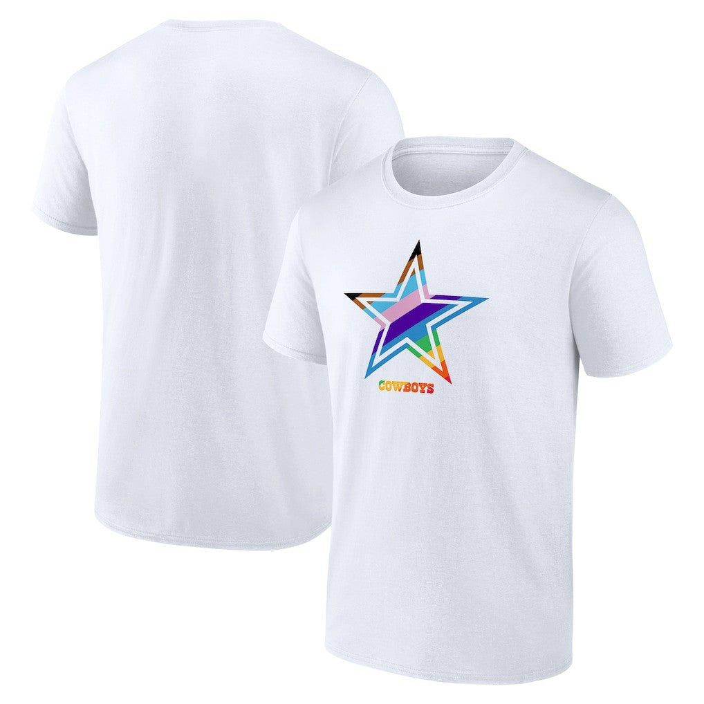 Dallas Cowboys Logo Pride T-Shirt White - NFL