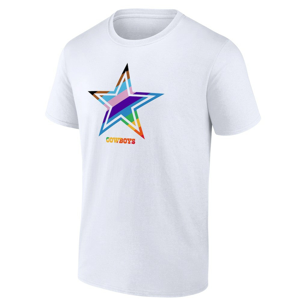 Dallas Cowboys Logo Pride T-Shirt White - NFL