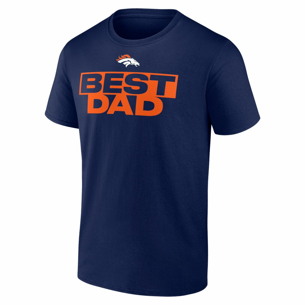 Denver Broncos Greatest Dad T-Shirt Navy - NFL