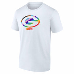 Green Bay Packers Logo Pride T-Shirt White - NFL