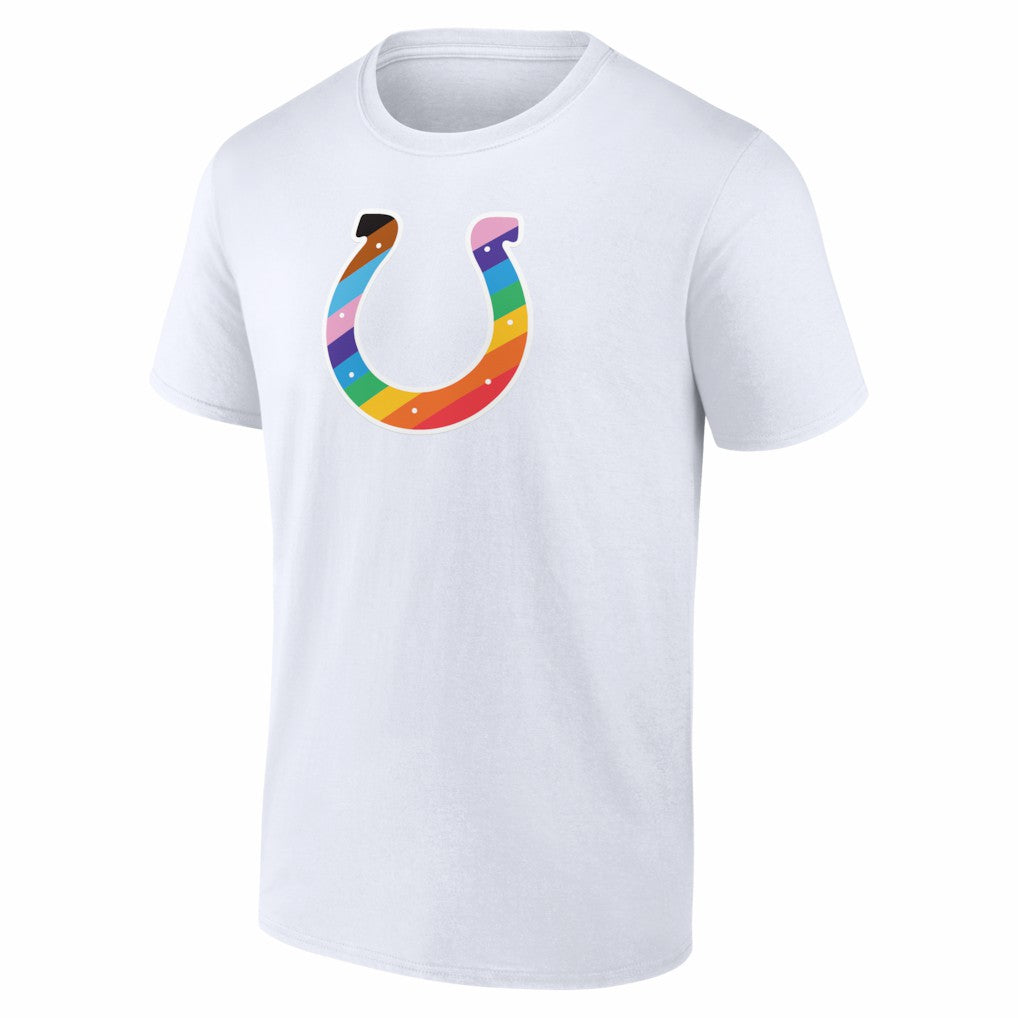 Indianapolis Colts Logo Pride T-Shirt White - NFL