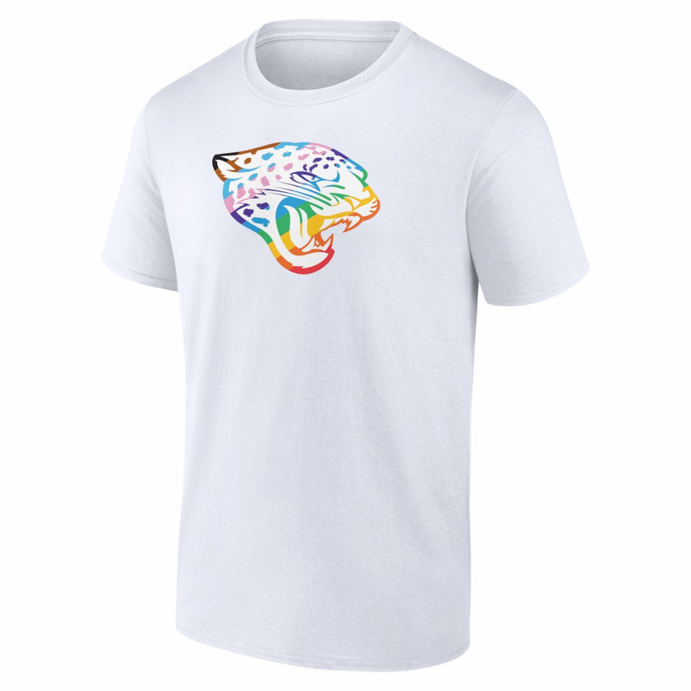 Jacksonville Jaguars Logo Pride T-Shirt White - NFL