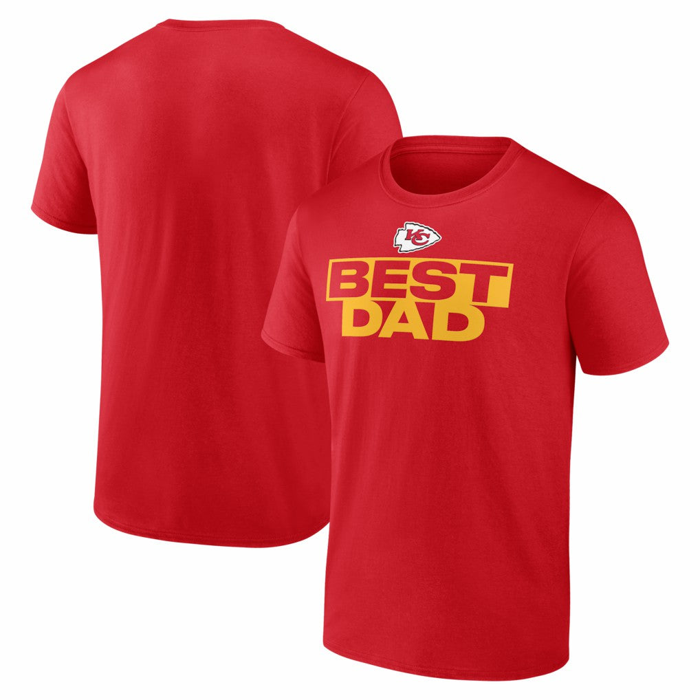 Kansas City Chiefs Greatest Dad T-Shirt Red - NFL