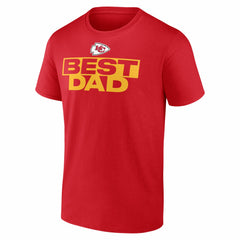 Kansas City Chiefs Greatest Dad T-Shirt Red - NFL