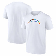 Los Angeles Chargers Logo Pride T-Shirt White - NFL