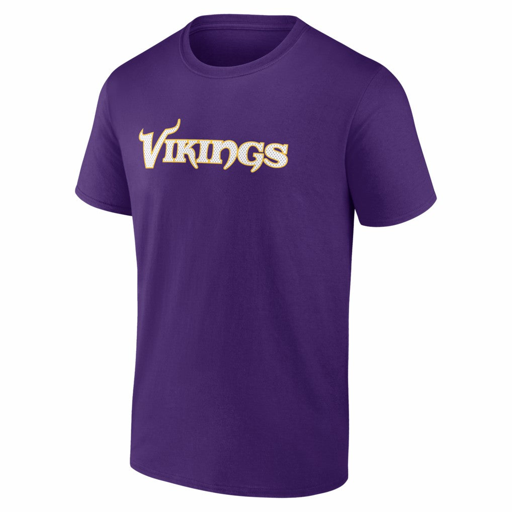 Minnesota Vikings #1 Dad Jersey T-Shirt Purple - NFL