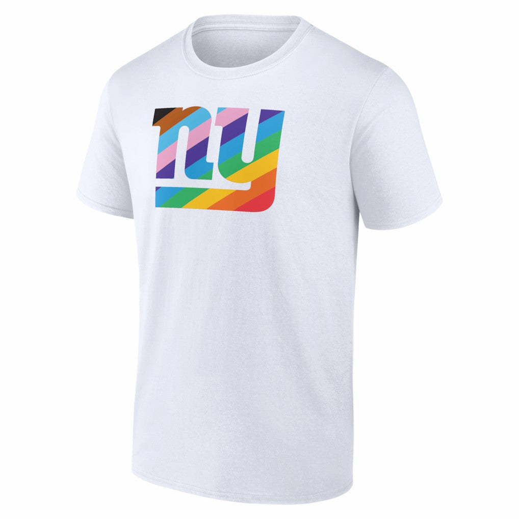 New York Giants Logo Pride T-Shirt White - NFL