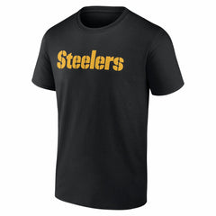Pittsburgh Steelers #1 Dad Jersey T-Shirt Black - NFL