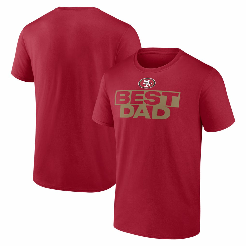 San Francisco 49ers Greatest Dad T-Shirt Scarlet - NFL