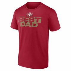 San Francisco 49ers Greatest Dad T-Shirt Scarlet - NFL