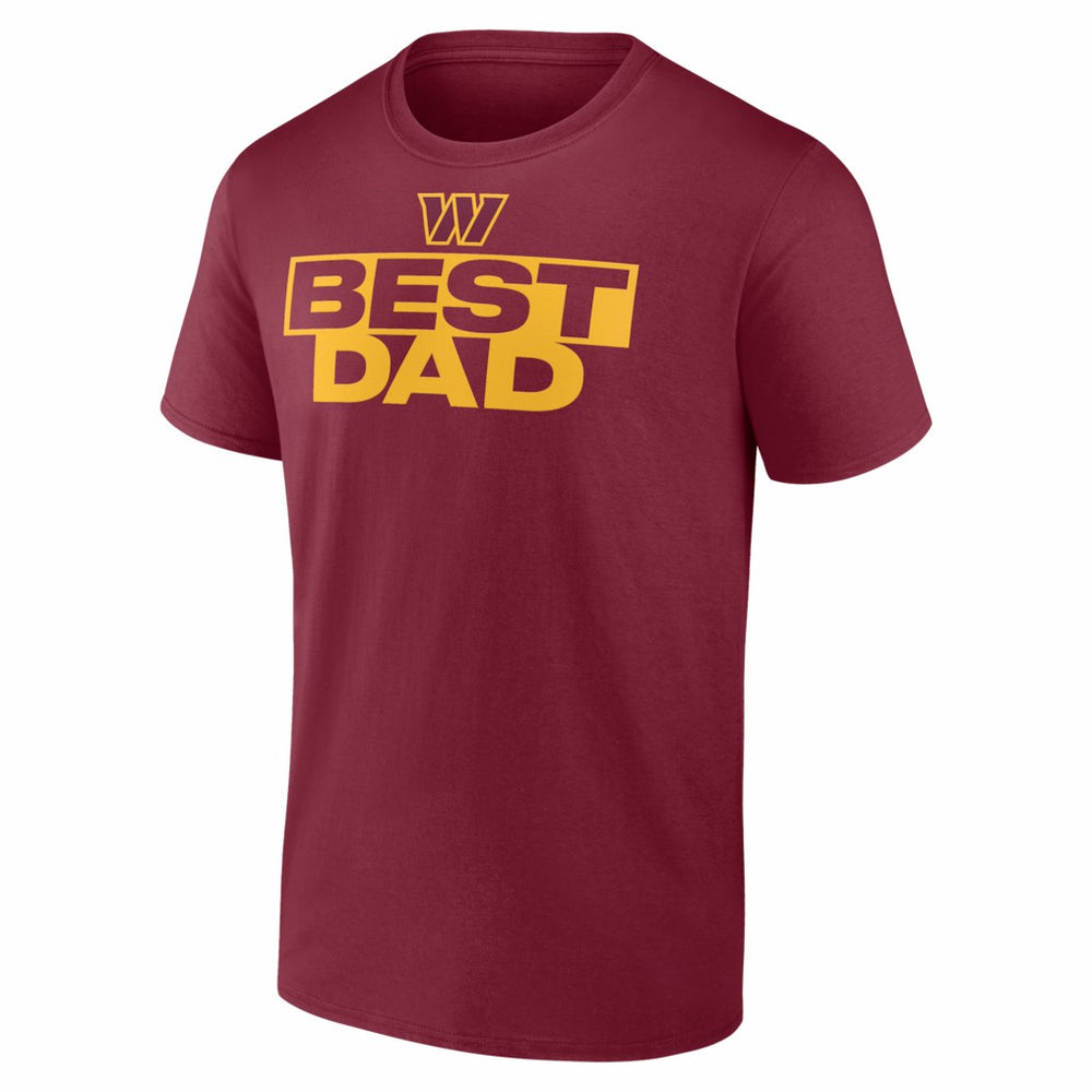 Washington Commanders Greatest Dad T-Shirt Burgundy - NFL