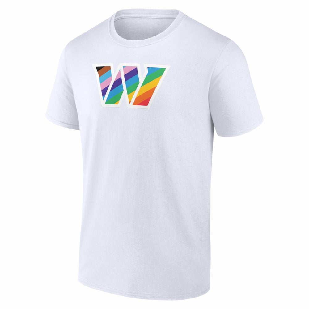 Washington Commanders Logo Pride T-Shirt White - NFL