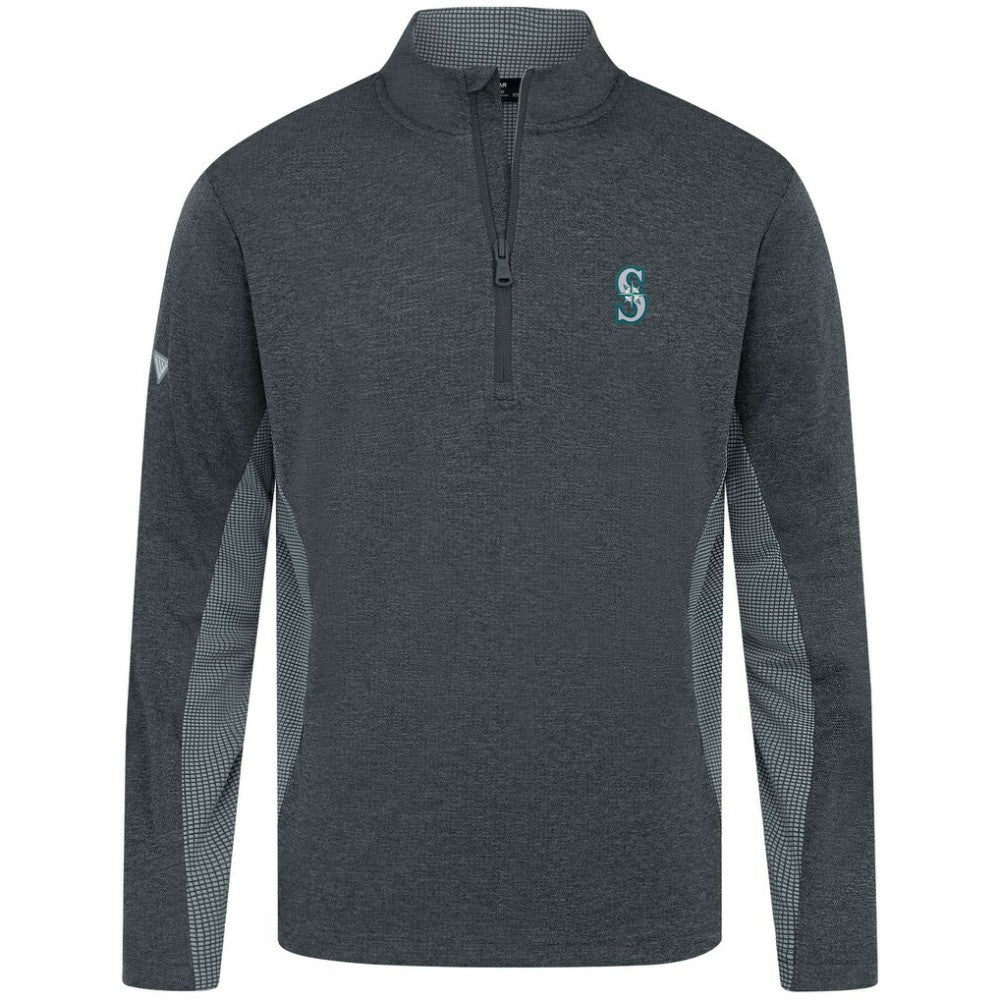 Seattle Mariners Levelwear Waffle Insignia 2.0 Quarter-Zip Pullover Lifestyle