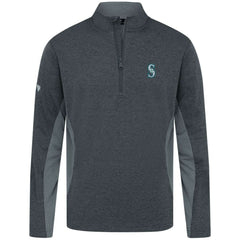 Seattle Mariners Levelwear Waffle Insignia 2.0 Quarter-Zip Pullover Lifestyle