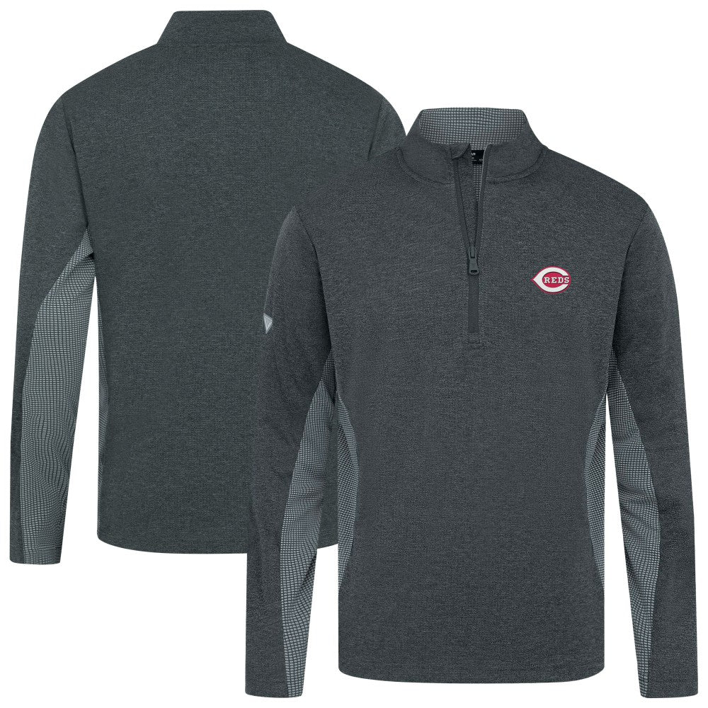 Cincinnati Reds Levelwear Waffle Insignia 2.0 Quarter-Zip Pullover Sale