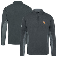 New York Mets Levelwear Waffle Insignia 2.0 Quarter-Zip Pullover Clearance