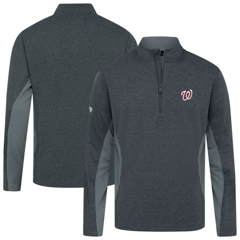 Washington Nationals Levelwear Waffle Insignia 2.0 Quarter-Zip Pullover Clearance