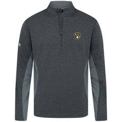 Milwaukee Brewers Levelwear Waffle Insignia 2.0 Quarter-Zip Pullover Lifestyle