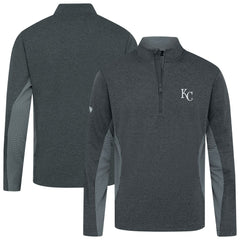 Kansas City Royals Levelwear Waffle Insignia 2.0 Quarter-Zip Pullover Lifestyle