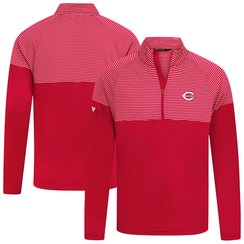 Cincinnati Reds Levelwear Classic Stripes Insignia 2.0 Pullover discount