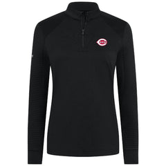 Cincinnati Reds Levelwear Women's Power Insignia 2.0 Quarter-Zip Pullover Top discount