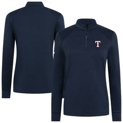 Texas Rangers Levelwear Women's Power Insignia 2.0 Quarter-Zip Pullover Top Online