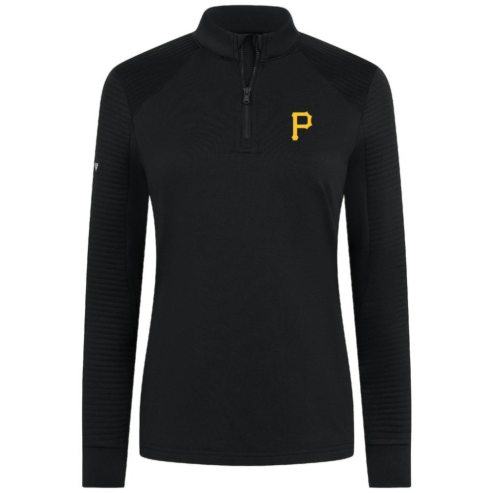 Pittsburgh Pirates Levelwear Women's Power Insignia 2.0 Quarter-Zip Pullover Top Online