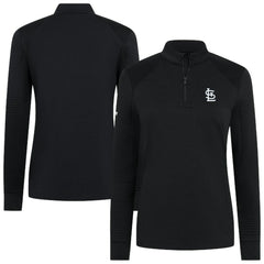 St. Louis Cardinals Levelwear Women's Power Insignia 2.0 Quarter-Zip Pullover Top On Sale