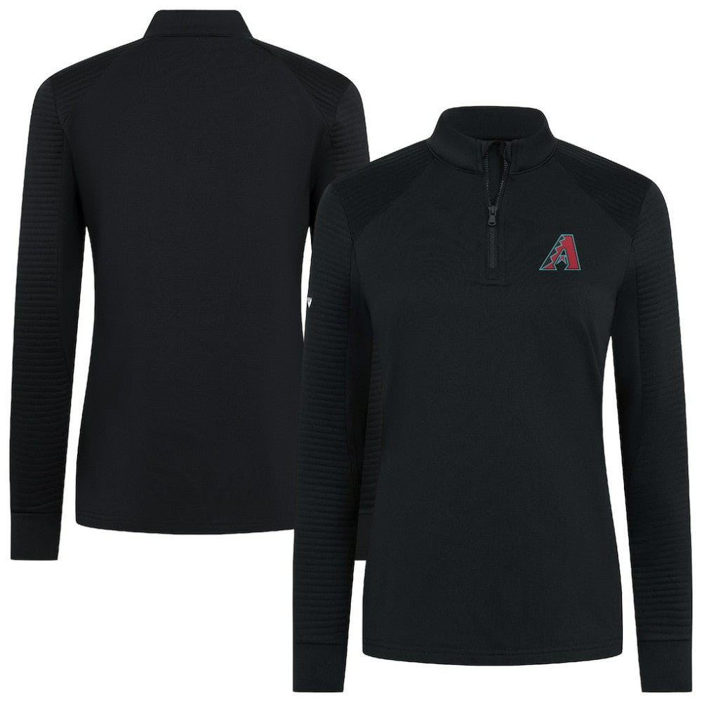 Arizona Diamondbacks Levelwear Women's Power Insignia 2.0 Quarter-Zip Pullover Top Sale