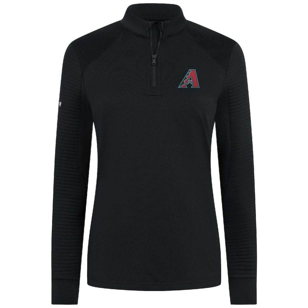Arizona Diamondbacks Levelwear Women's Power Insignia 2.0 Quarter-Zip Pullover Top Sale