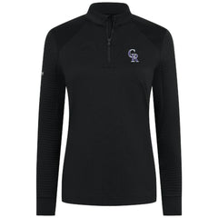Colorado Rockies Levelwear Women's Power Insignia 2.0 Quarter-Zip Pullover Top for sale