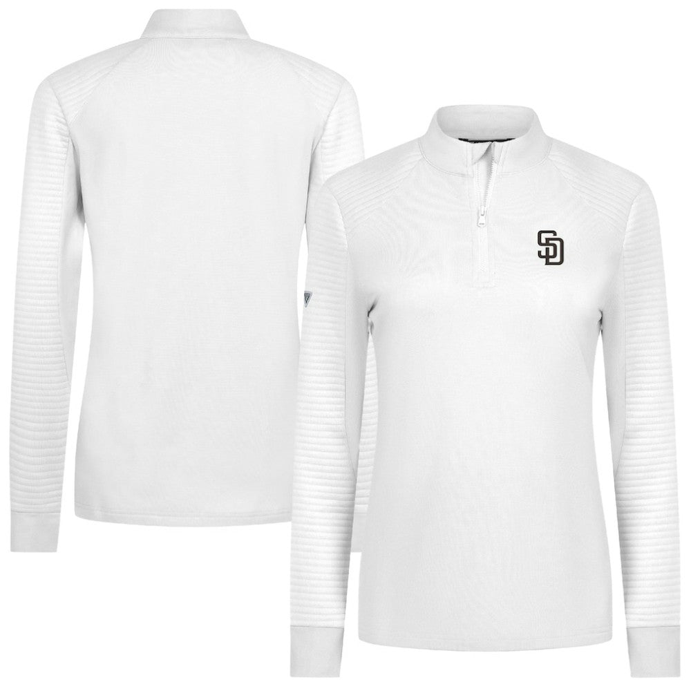 San Diego Padres Levelwear Women's Power Insignia 2.0 Quarter-Zip Pullover Top for sale