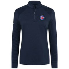 Chicago Cubs Levelwear Women's Power Insignia 2.0 Quarter-Zip Pullover Top Lifestyle