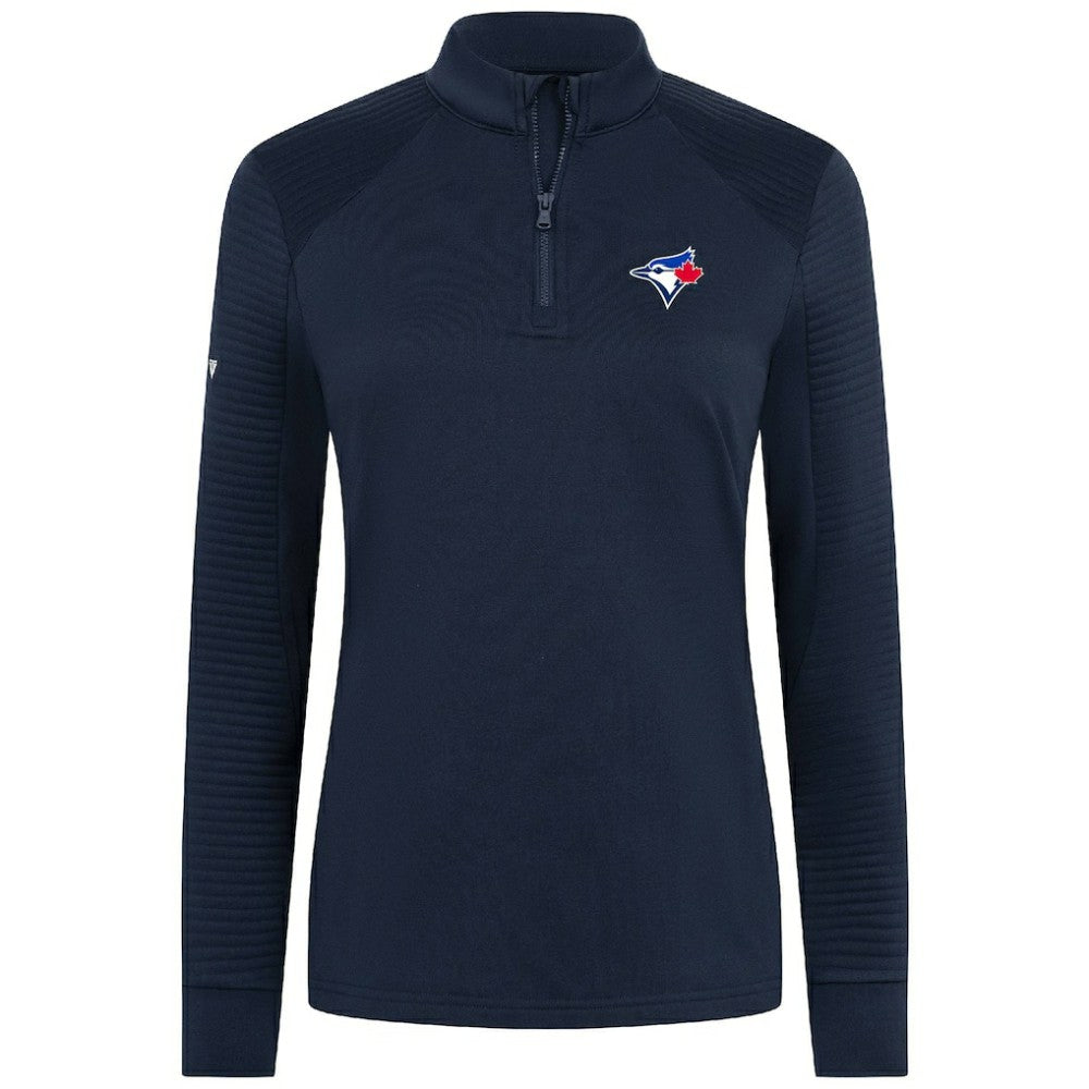 Toronto Blue Jays Levelwear Women's Power Insignia 2.0 Quarter-Zip Pullover Top Near Me