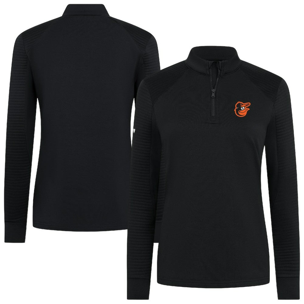 Baltimore Orioles Levelwear Women's Power Insignia 2.0 Quarter-Zip Pullover Top Lifestyle