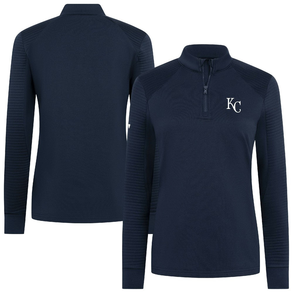 Kansas City Royals Levelwear Women's Power Insignia 2.0 Quarter-Zip Pullover Top for sale