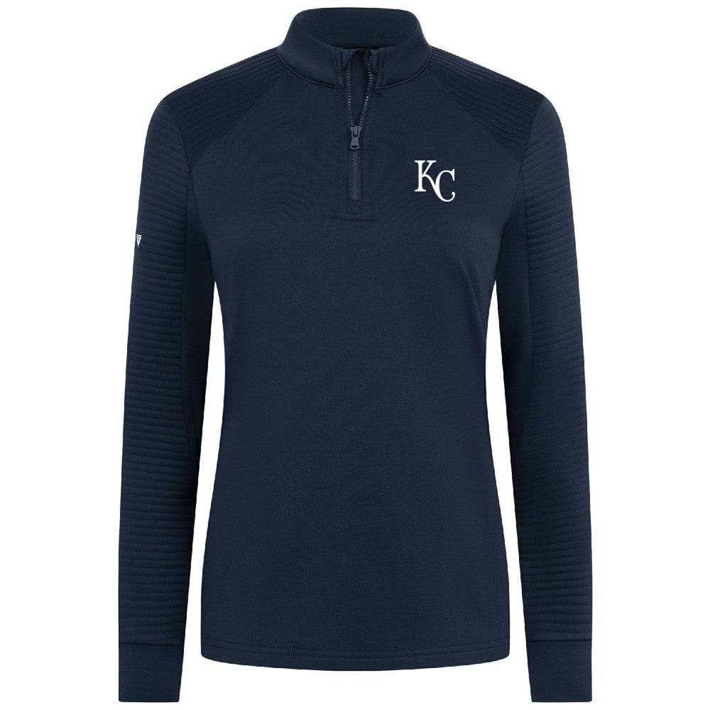 Kansas City Royals Levelwear Women's Power Insignia 2.0 Quarter-Zip Pullover Top for sale