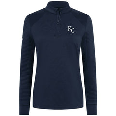 Kansas City Royals Levelwear Women's Power Insignia 2.0 Quarter-Zip Pullover Top for sale