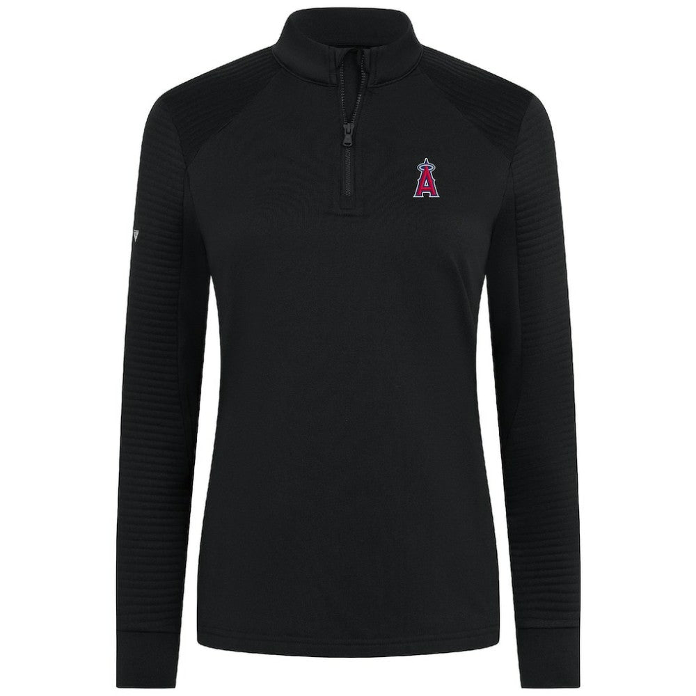 Los Angeles Angels Levelwear Women's Power Insignia 2.0 Quarter-Zip Pullover Top Clearance