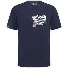 USMNT Levelwear Focal Blasted T-Shirts - Navy