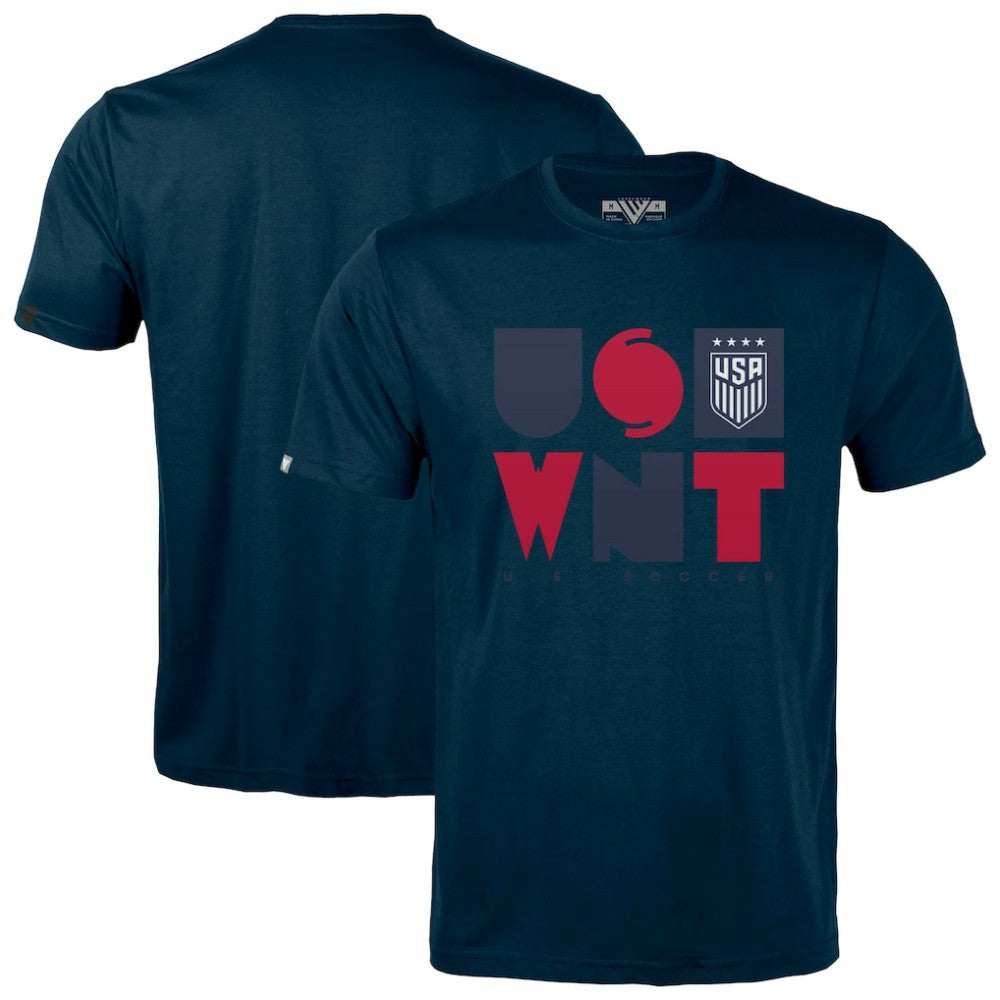 USWNT Levelwear Richmond Full On T-Shirts - Navy