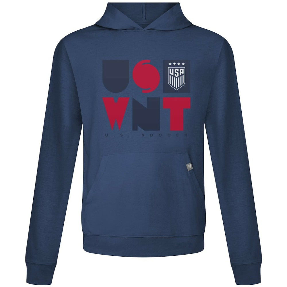 USWNT Levelwear Relay Full On Pullover Hoodie - Navy