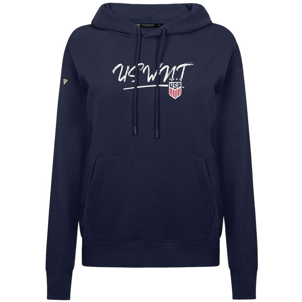 USWNT Levelwear Women's Adorn Express Pullover Hoodie - Navy