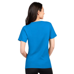 Los Angeles Chargers G-III 4Her by Carl Banks Women's Super-Slim Lightweight Winning Crew T-Shirt Powder Blue - NFL