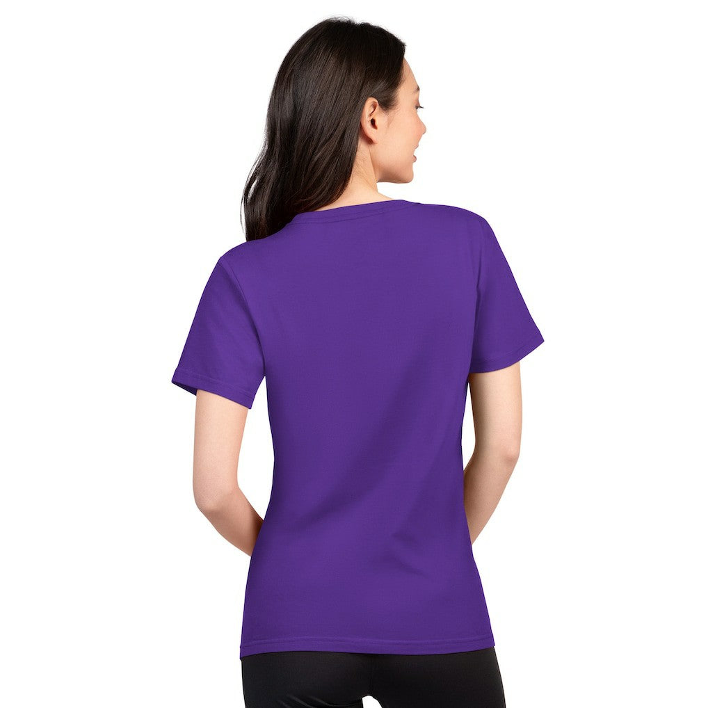 Minnesota Vikings G-III 4Her by Carl Banks Women's Super-Slim Lightweight Winning Crew T-Shirt Purple - NFL