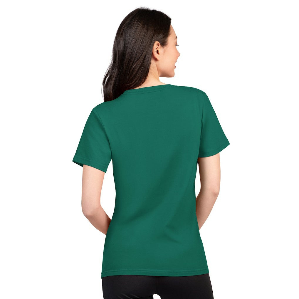New York Jets G-III 4Her by Carl Banks Women's Super-Slim Lightweight Winning Crew T-Shirt Green - NFL