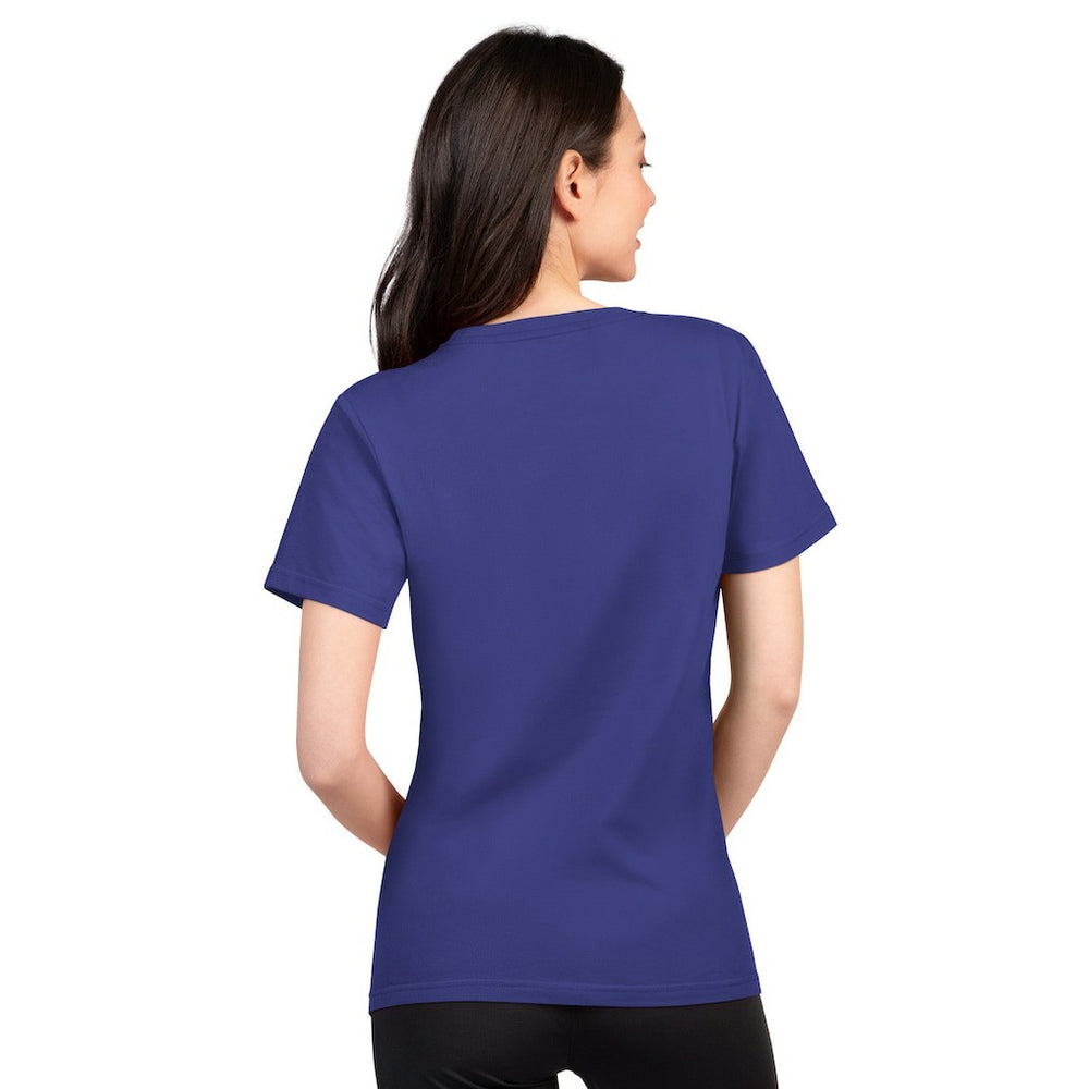 Baltimore Ravens G-III 4Her by Carl Banks Women's Super-Slim Lightweight Winning Crew T-Shirt Purple - NFL